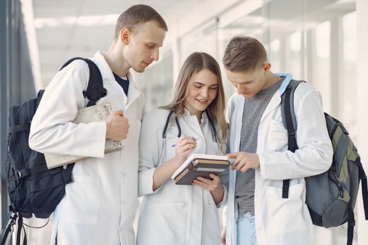 Medical students studying abroad